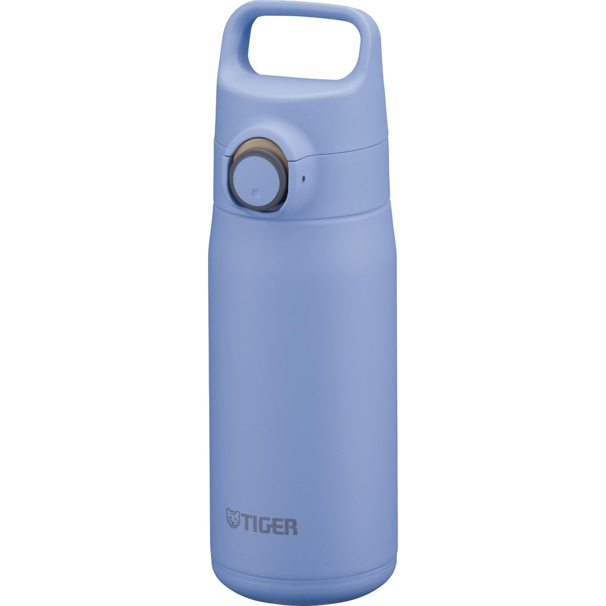 TIGER Stainless Steel Water Bottle 500ml with One-Push Lid