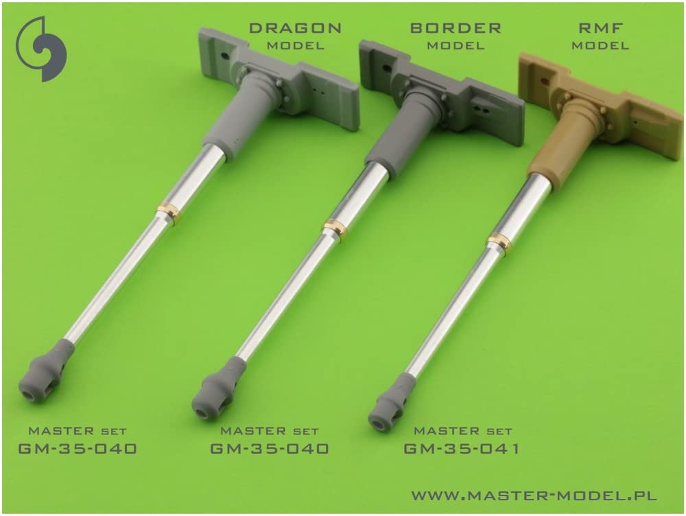 Master 1/35 Scale Model Parts for German Tiger I Tank with 8.8cm Gun Barrel
