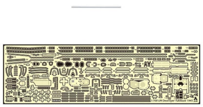 Tetra Model 1/700 Scale Model Parts for Japanese Destroyer Yukikaze