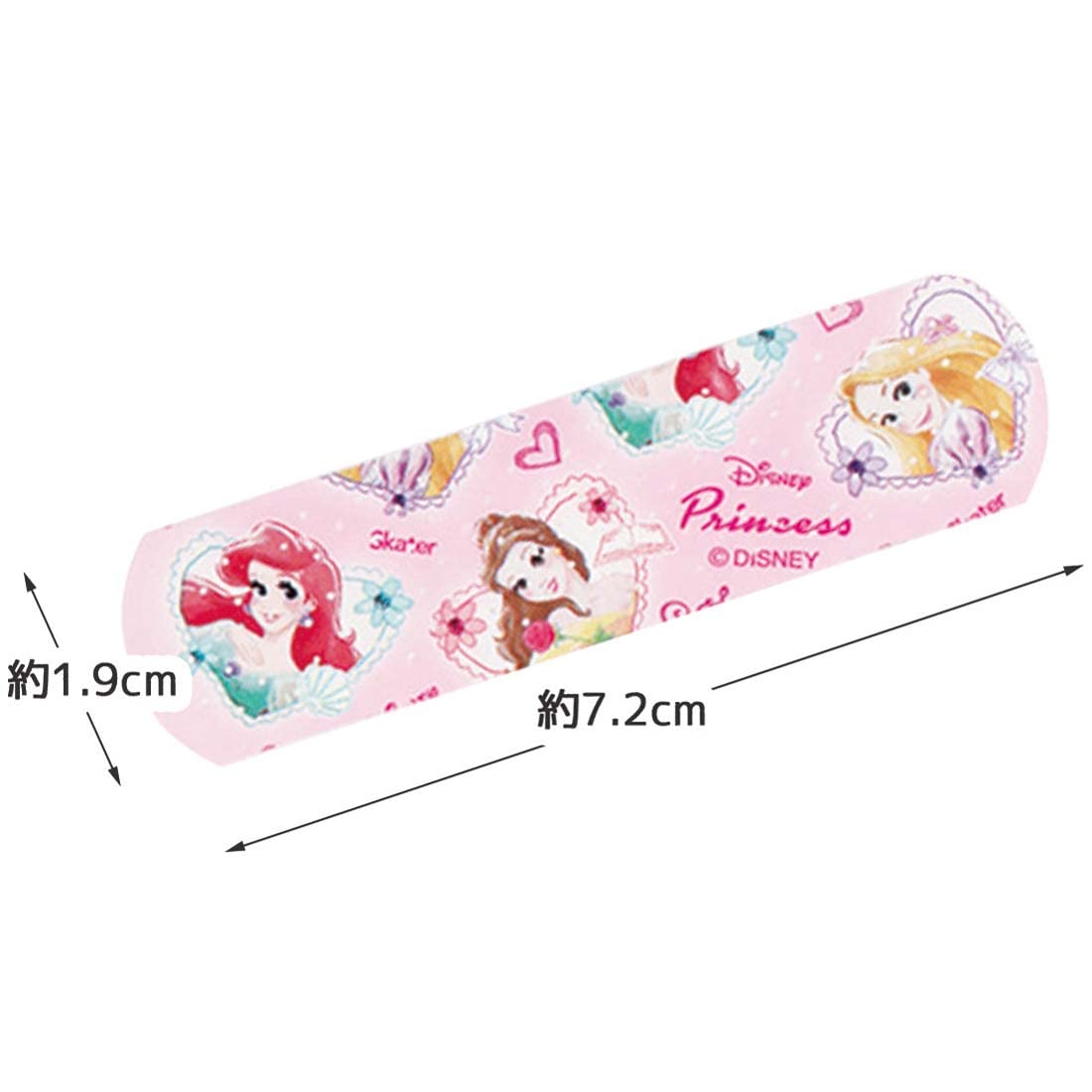 Skater Band-Aids Disney Princess M Size 100 Count