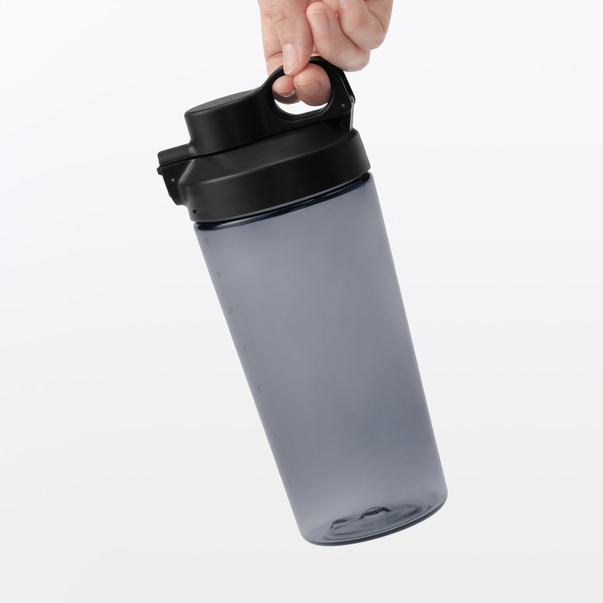 MUJI Easy-to-Clean Wide Mouth One-Touch Bottle 700mL Black