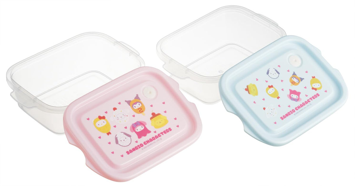 Skater Seal Box Antibacterial Storage Container Set of 2 500ml