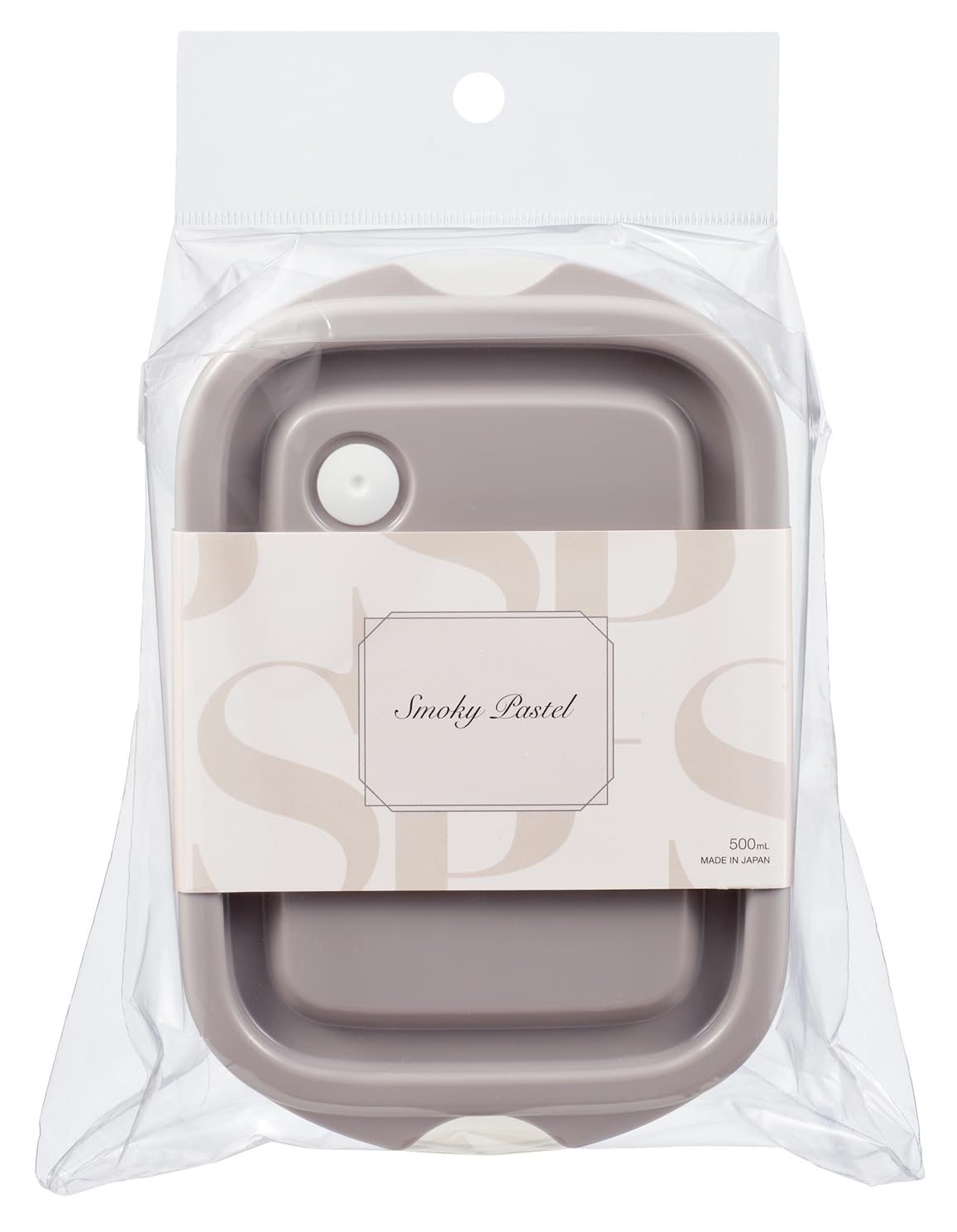 Skater Seal Container Set 500ml Smoky Gray Made in Japan