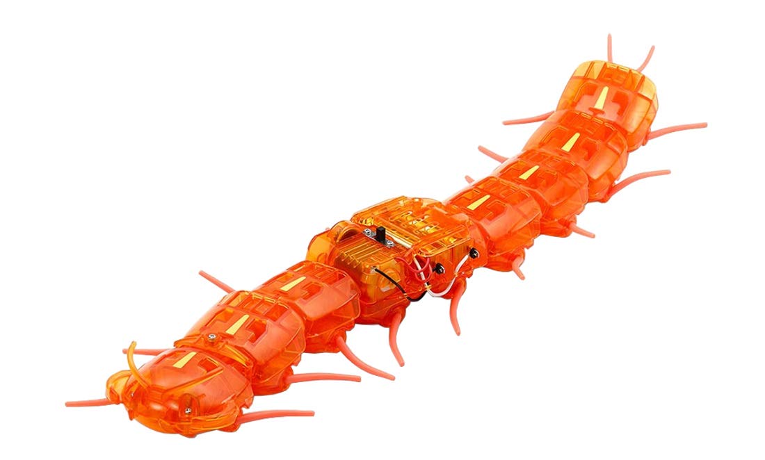 TAMIYA Fun Work Series Clear Orange Centipede Robot Model Kit