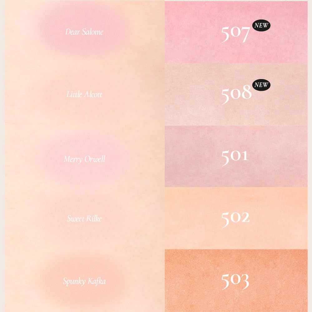 Dinto Blush Finish Blusher 507 Dear Salome Lightweight Blush