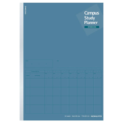 KOKUYO Campus Study Planner 2-Week B5 Notebook Set Navy