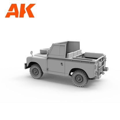 AK-Interactive 1/35 Land Rover 88 Series IIA Model Kit Desert Fighter