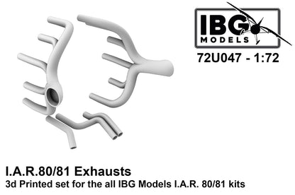 IBG 1/72 I.A.R. 80/81 Exhaust Pipe Model Parts Set