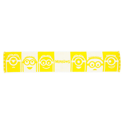 Marushin Minion Face Pattern Towel Cute Yellow Design