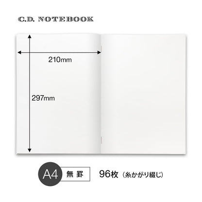 Apica Premium CD Notebook Plain A4 Size for Everyday Use