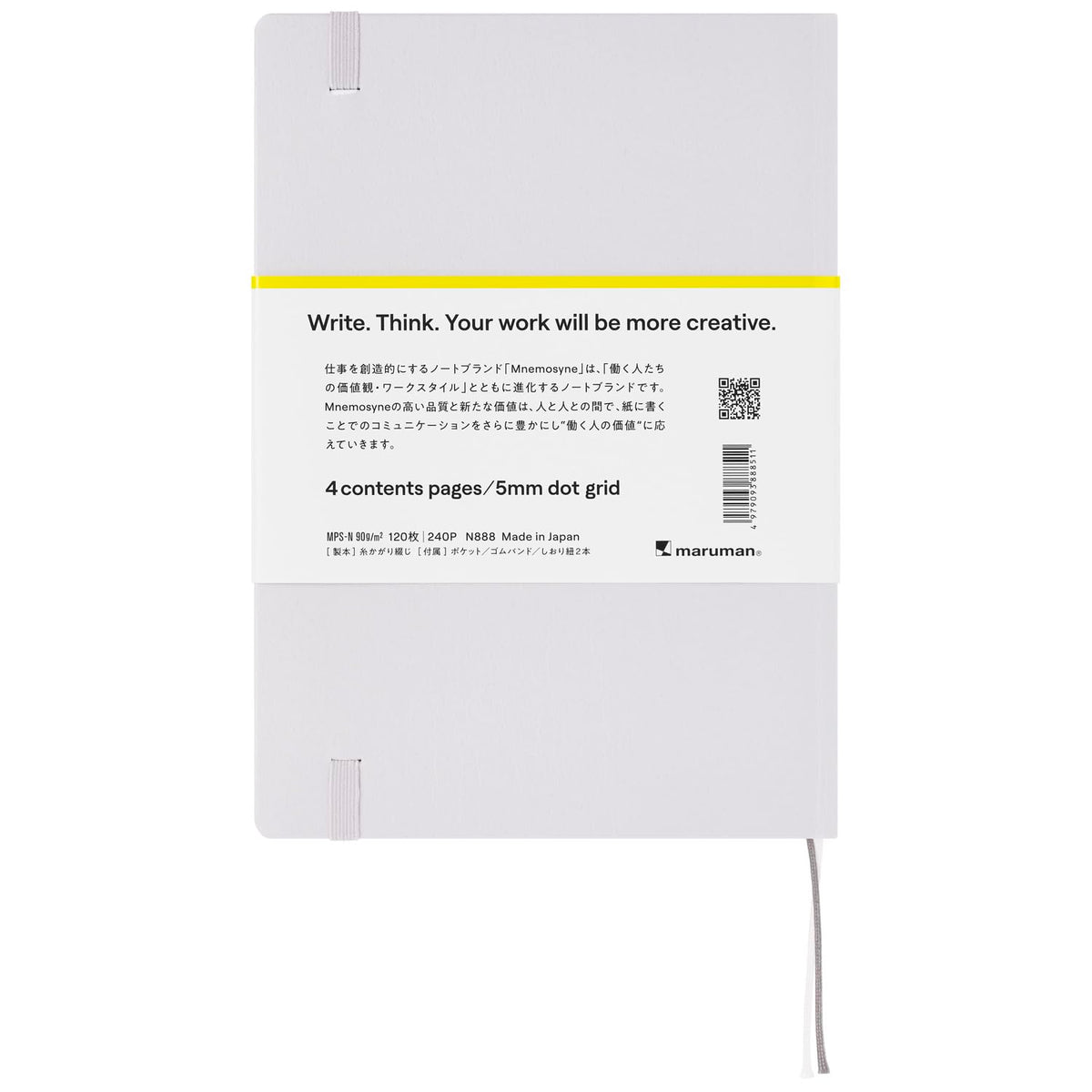 Maruman Journal Notebook A5 Dot Grid Light Gray 20th Anniversary Edition