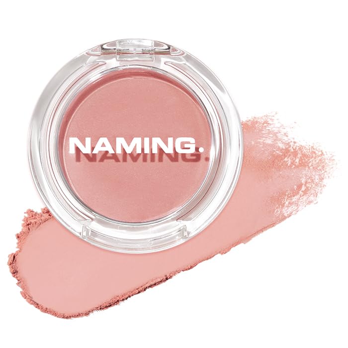 NAMING Fluffy Powder Blush 04 Pagie for Natural Flush