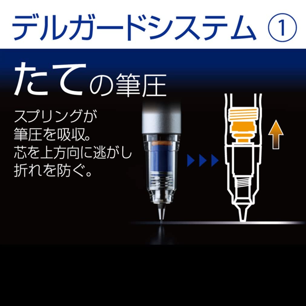 Zebra Delguard Type Lx Mechanical Pencil 0.3mm White