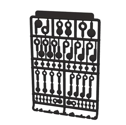 Hobby Base Premium Parts Collection Joint Connectors Dark Gray for Models