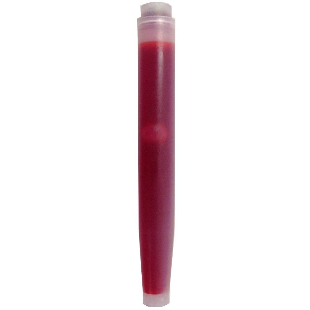 PLATINUM Fountain Pen Ink Cartridges Red 10-Pack