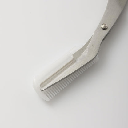 KAI Eyebrow Scissors with Comb Pink Made in Japan