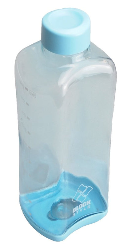 Paarukinzoku Water Bottle 1000ml Blue Block Style for Everyday Use