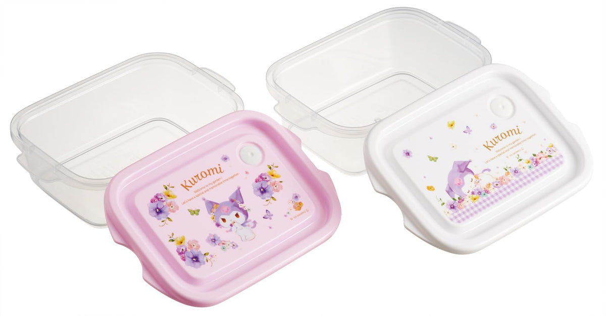 Skater Seal Containers Set 500ml with Cute Sanrio Design