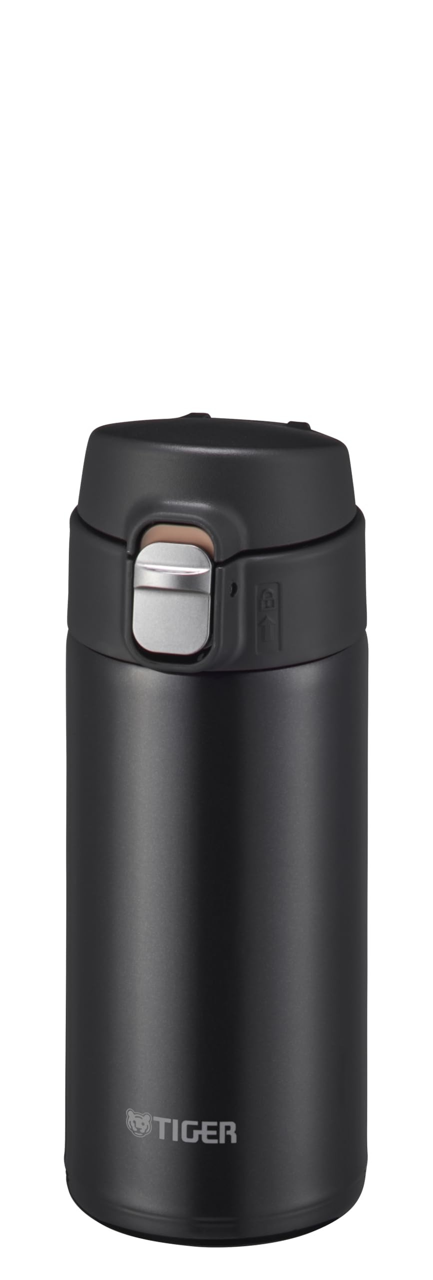 TIGER Stainless Steel Water Bottle 360ml with One-Push Design