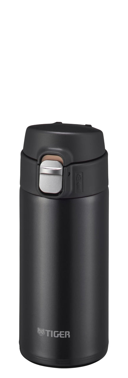 TIGER Stainless Steel Water Bottle 360ml with One-Push Design