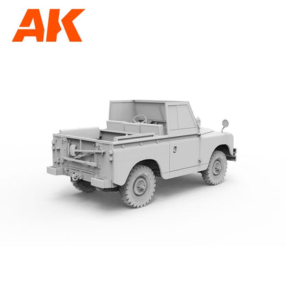 AK-Interactive 1/35 Land Rover 88 Series IIA Model Kit Desert Fighter