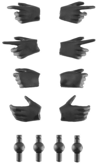 TOMYTEC Little Armory LA-OP22 Gun Handle Black Model Kit Part