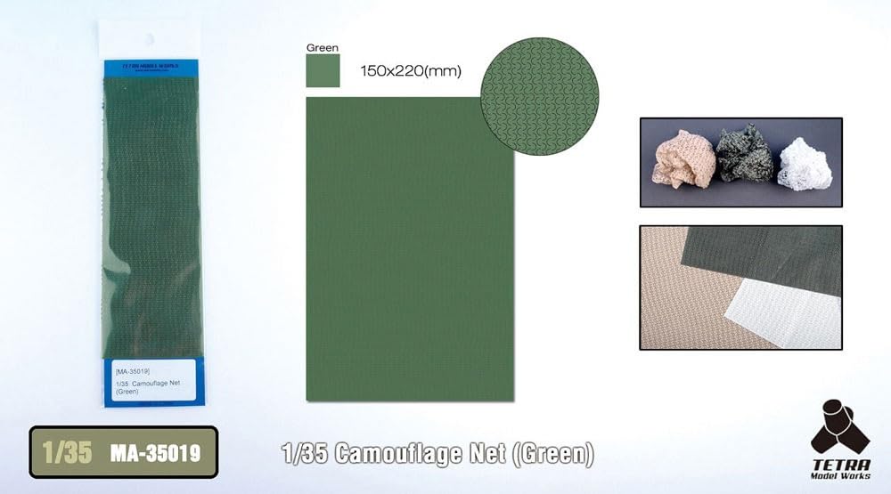 Tetra Model 1/35 MA Series Camouflage Net Green Model Kit Part