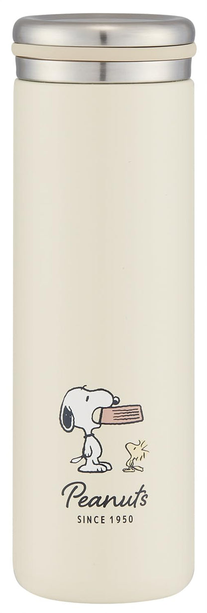 Skater Stainless Steel Bottle 450ml with Snoopy Design