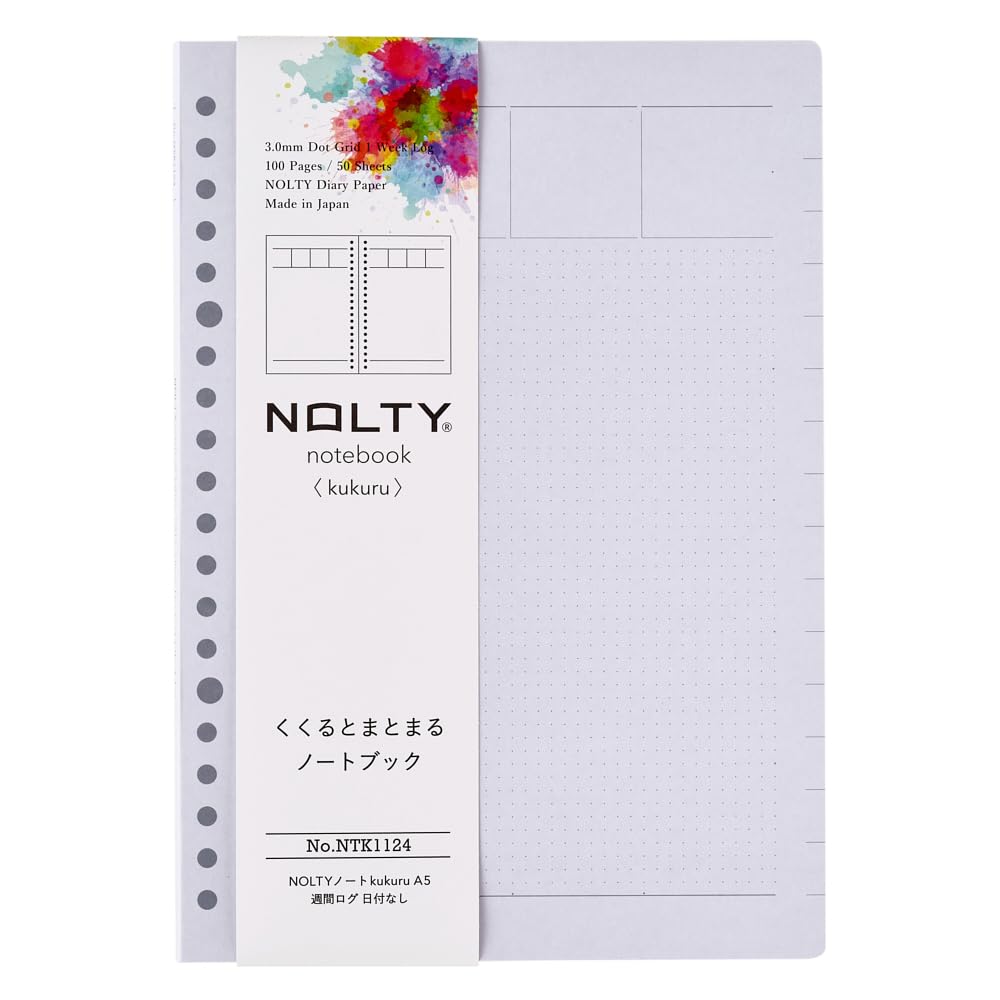 NOLTY A5 Weekly Planner Date-Free for Organized Scheduling