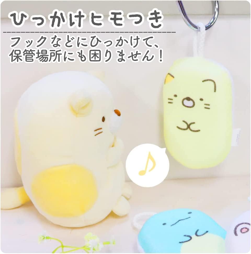 Santan Sumikko Gurashi Tokage Body Sponge Soft Bath Sponge
