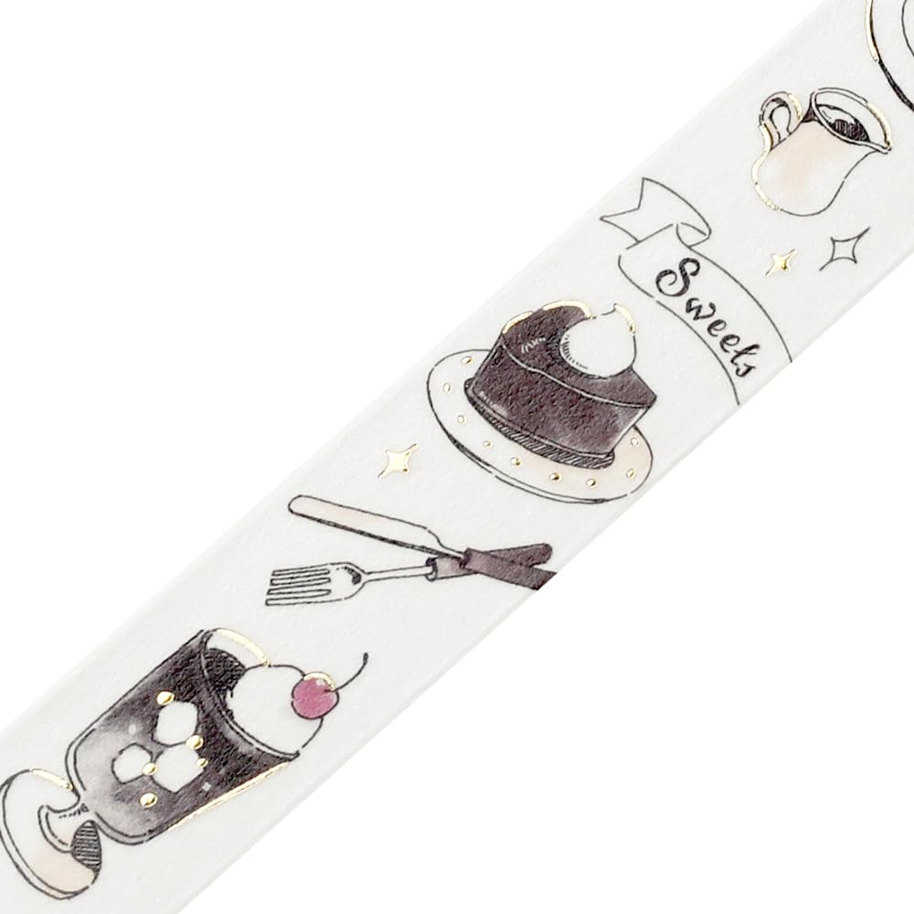 bgm Masking Tape Travel Cafe Diary Noir