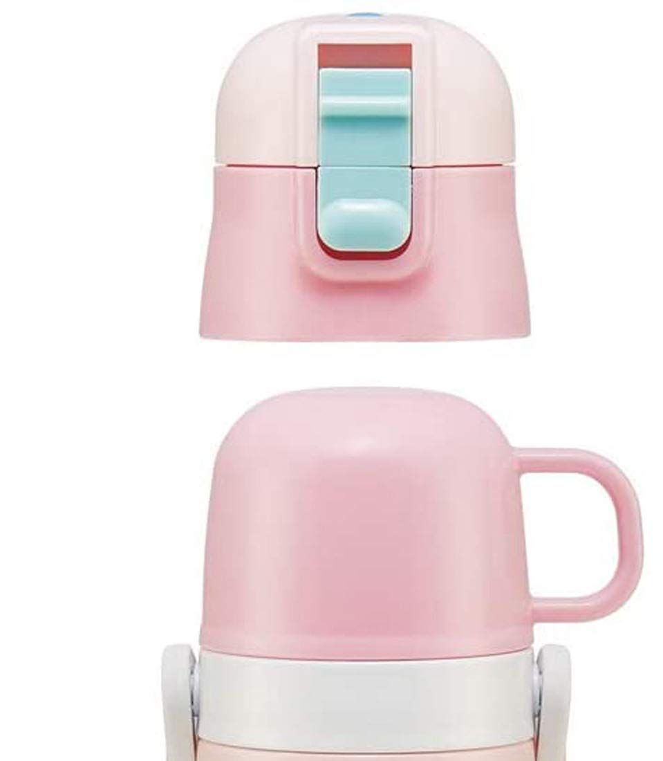 Skater Stainless Steel Water Bottle Replacement Cup Pink