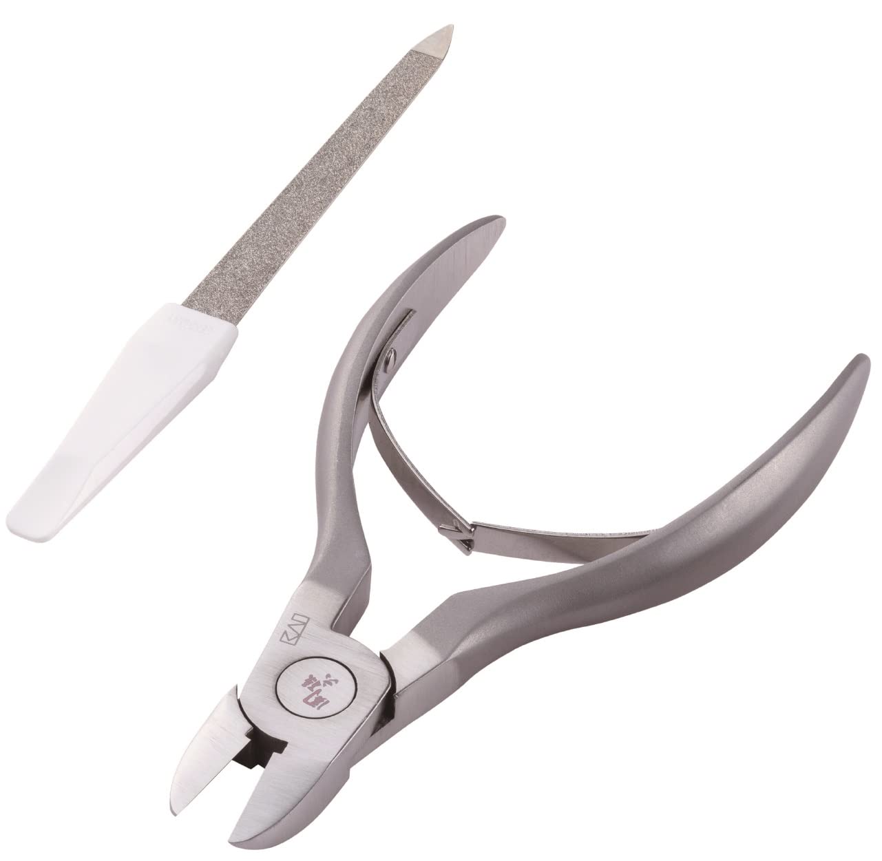 KAI Nail Nipper with Nail File Made in Japan for Precise Grooming