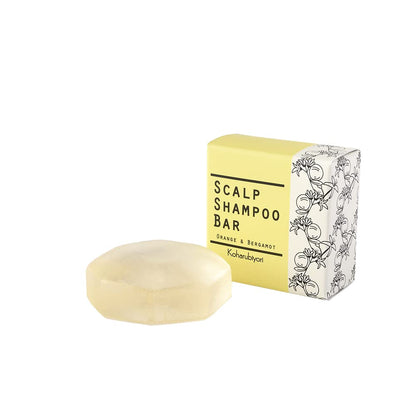 Koharubiyori Scalp Shampoo Bar 100g Orange and Bergamot Scent