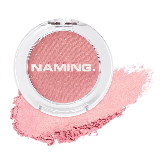 NAMING Fluffy Powder Blush 08 FEEG Lightweight Blush for Natural Flush