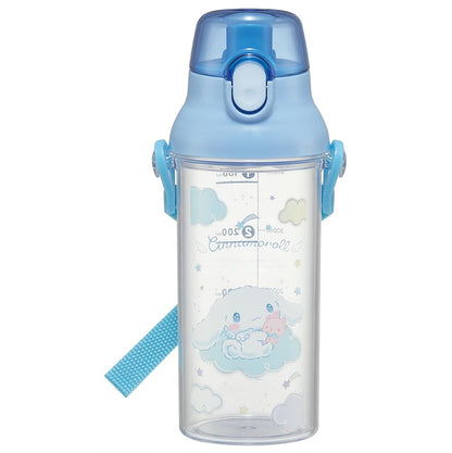 Skater Kids Clear Plastic Water Bottle 480ml with Measurement