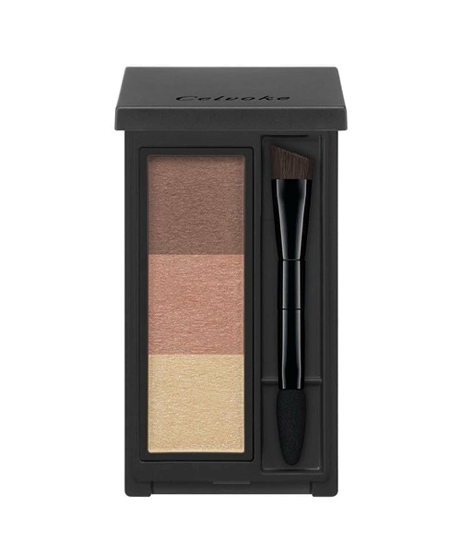 Celvoke Indicate Eyebrow Powder 02 Pink Brown with Brush