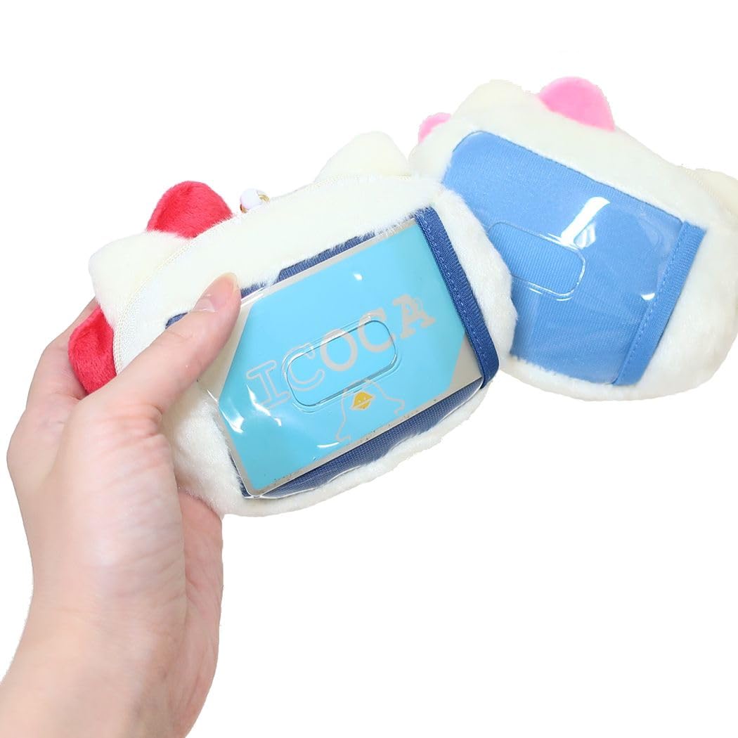 K-Company Hello Kitty 70s Series Face Pass Case, Red, Approx. H100×W130×D45mm