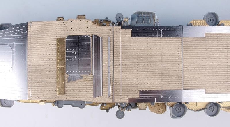 Tetra Model Works 1/350 Scale Aircraft Carrier Kaga Wooden Deck Parts Set