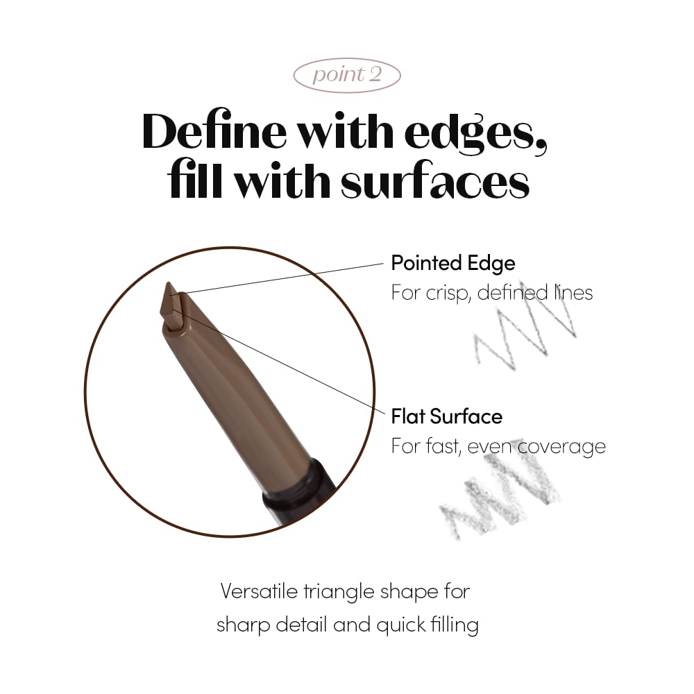 ETUDE Drawing Eyebrow Pencil Pro Gray 0.25g with Built-in Brush