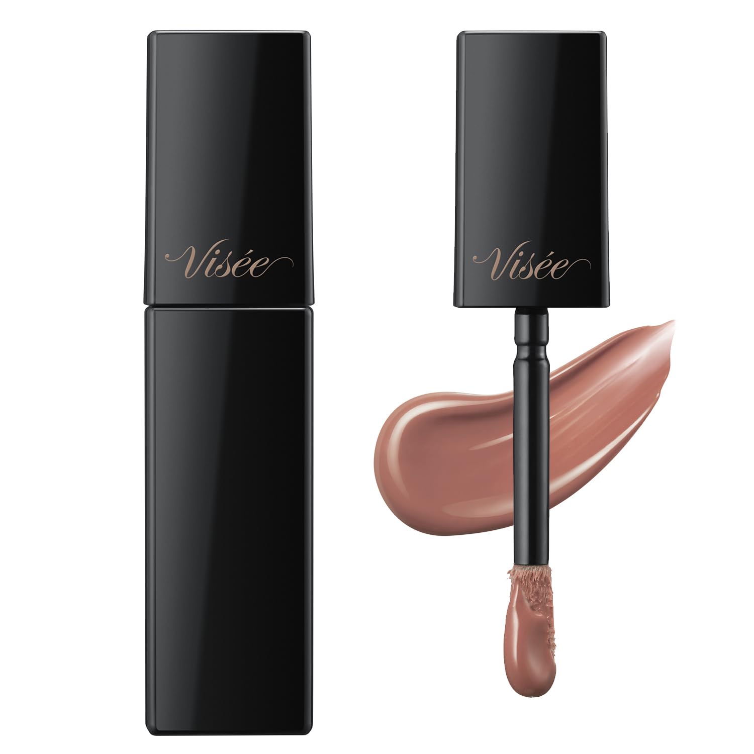 Visee Liquid Lip BE332 6mL with Glossy Finish for Plump Lips