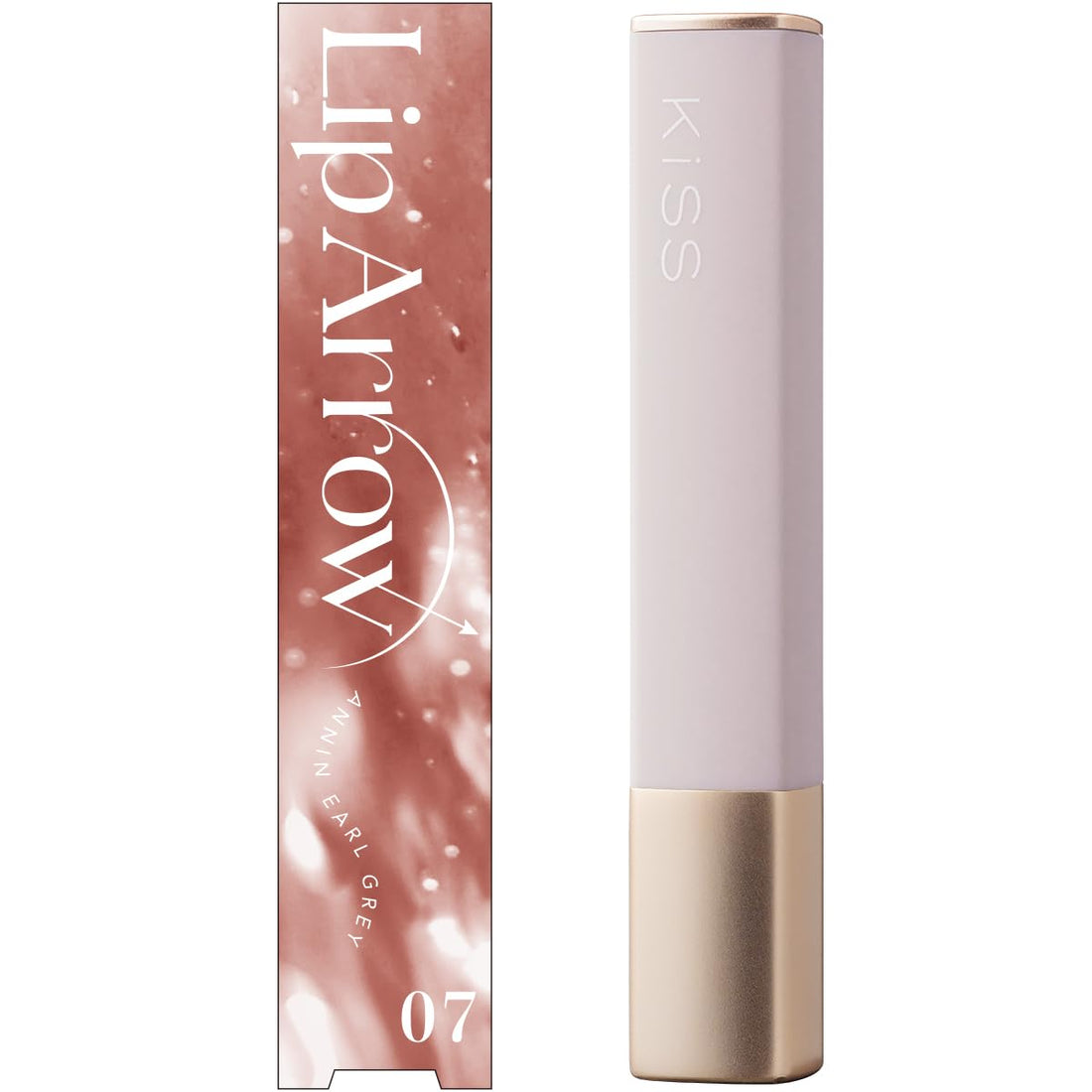 KiSS Lip Arrow 07 Almond Earl Grey Ultra-Fine Lip Makeup