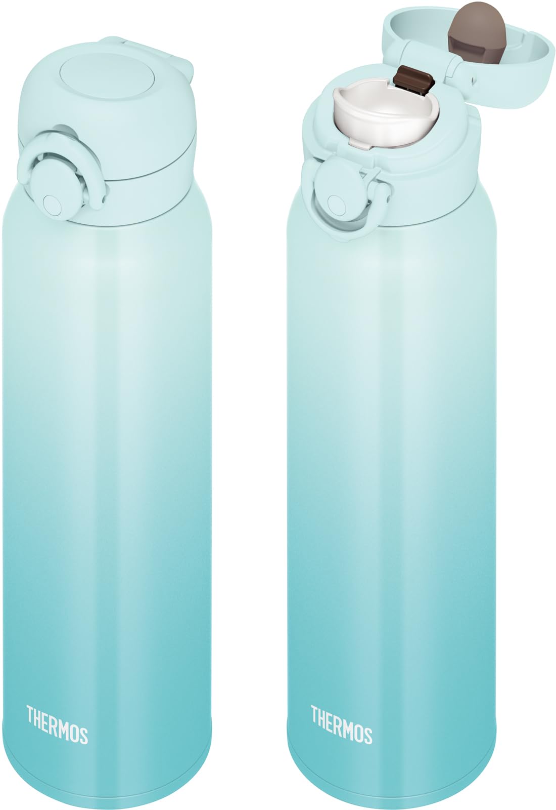 THERMOS Vacuum Insulated Travel Mug 750ml Aqua Green Lightweight Design