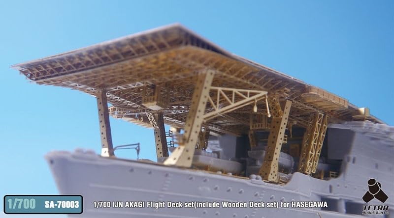 Tetra Model Works 1/700 Scale Aircraft Carrier Akagi Full Deck Set