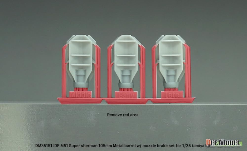 DEF.MODEL 1/35 Israel M51 Super Sherman Tank 105mm Barrel Set