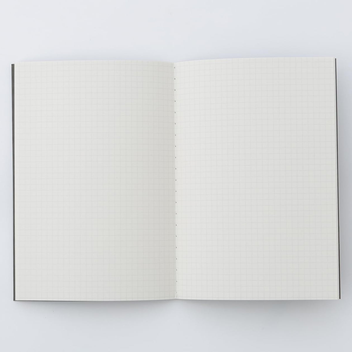 MUJI A5 5mm Grid Notebook Dark Gray 30 Sheets