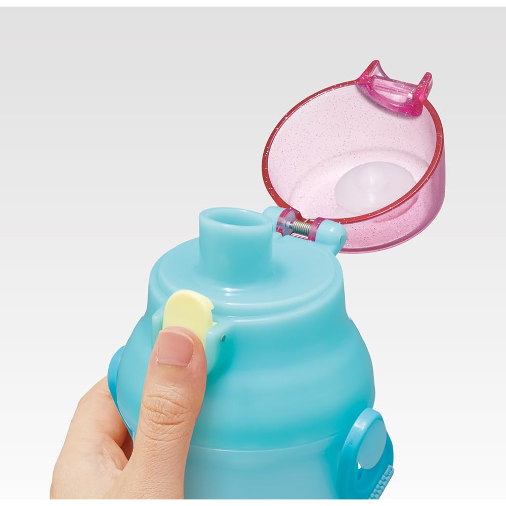 Skater Kids Water Bottle 480ml with One-Touch Design for Easy Drinking