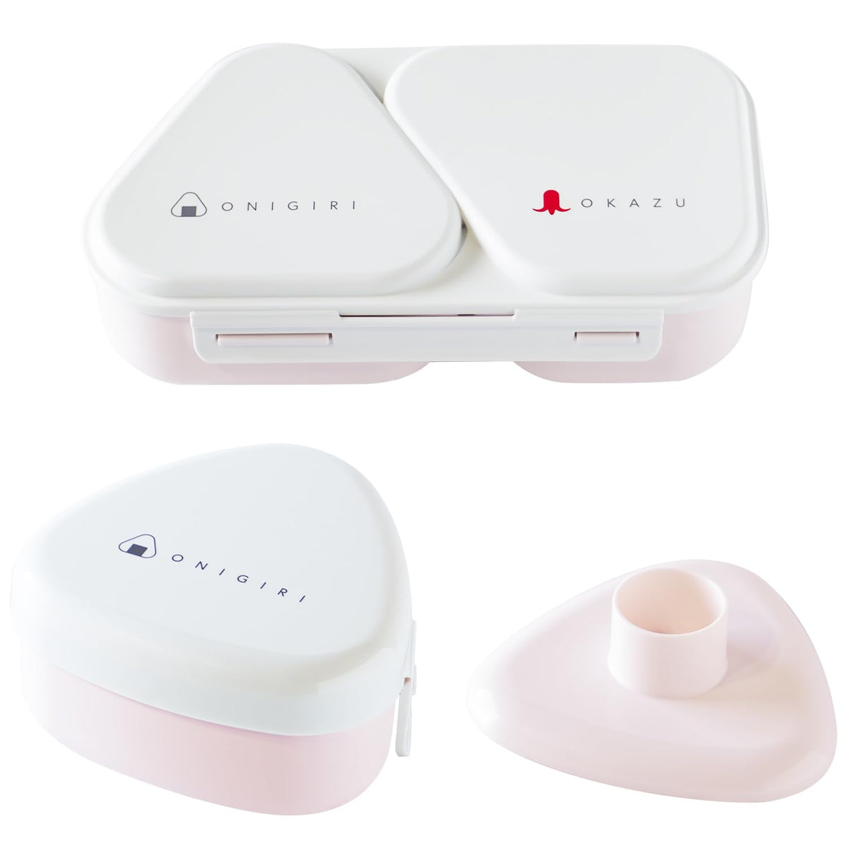 OSK Onigiri Lunch Case Set with Mold for Easy Meal Prep