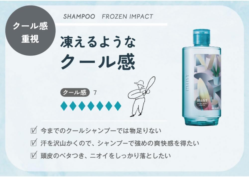 ARIMINO Mint Shampoo Frozen Impact 1000ml