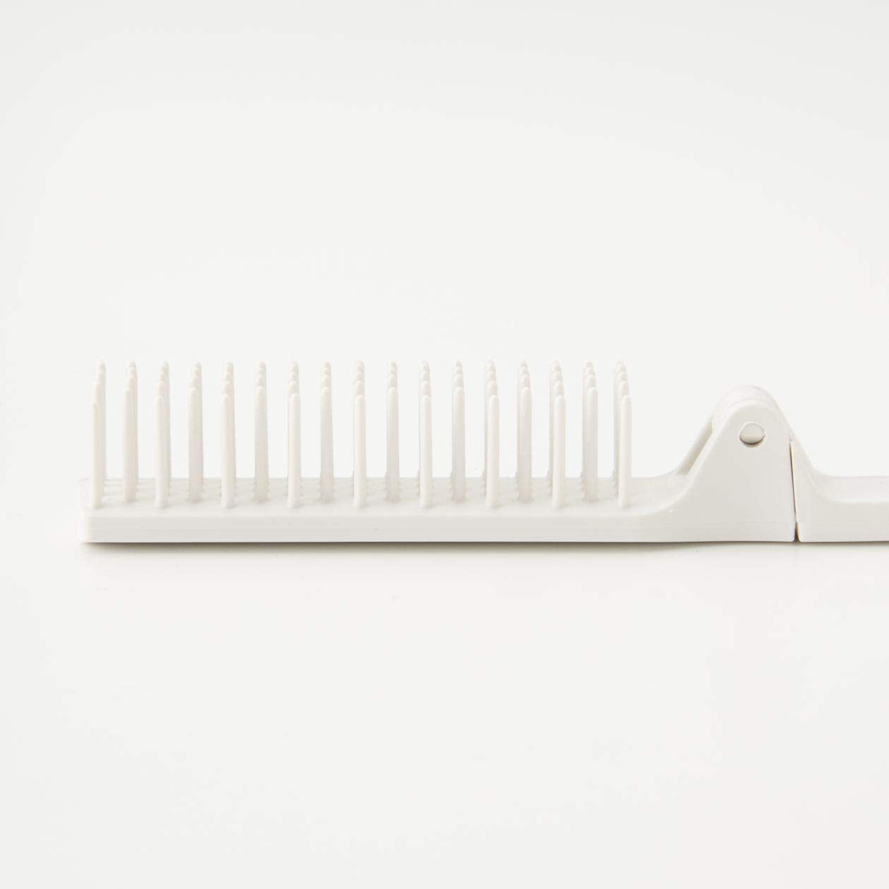 MUJI Polypropylene Folding Hair Brush for Easy Styling